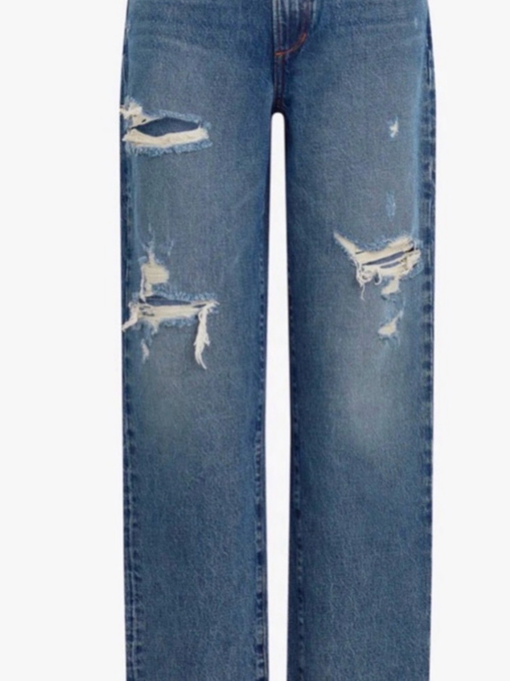 Favorite Daughter Distressed The Tommy Low Slung long straight jeans - Boston - Picture 4 of 11